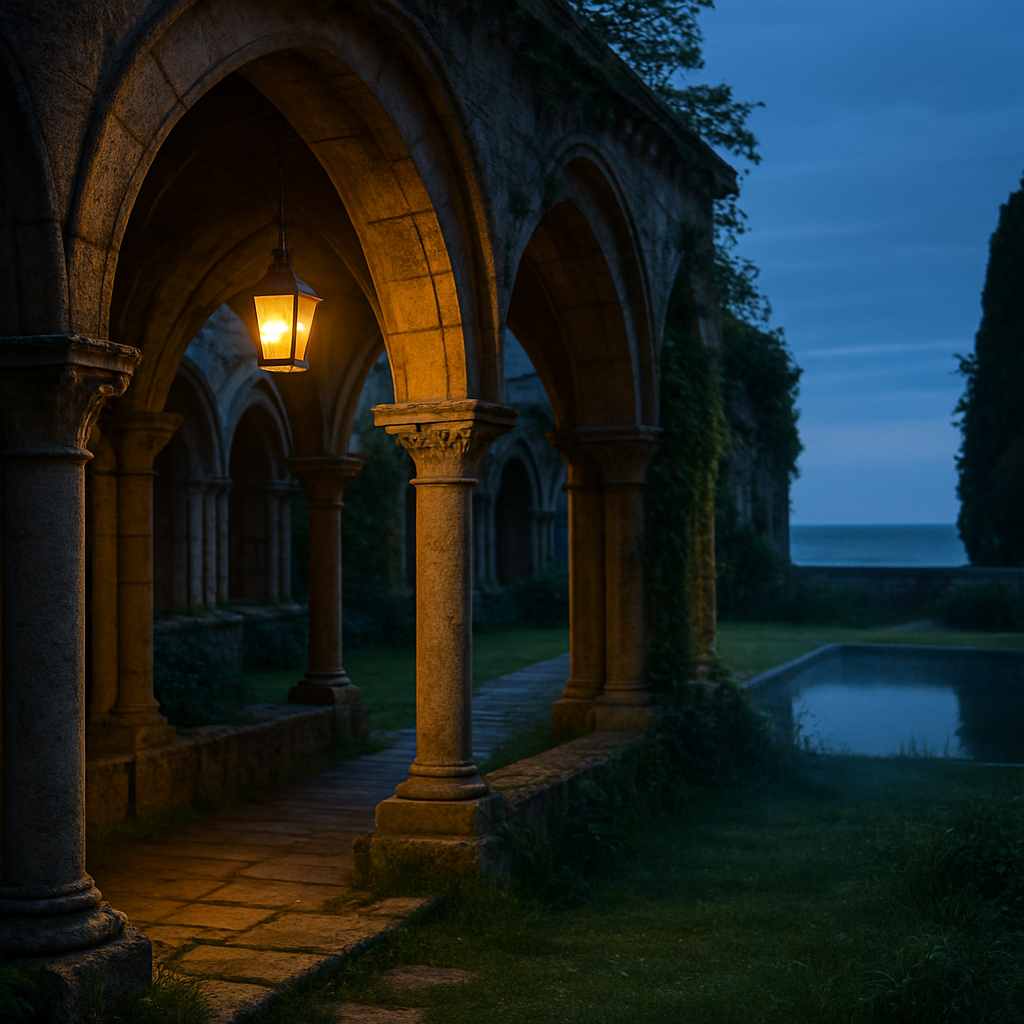 Skumringens ro i klosterhaven